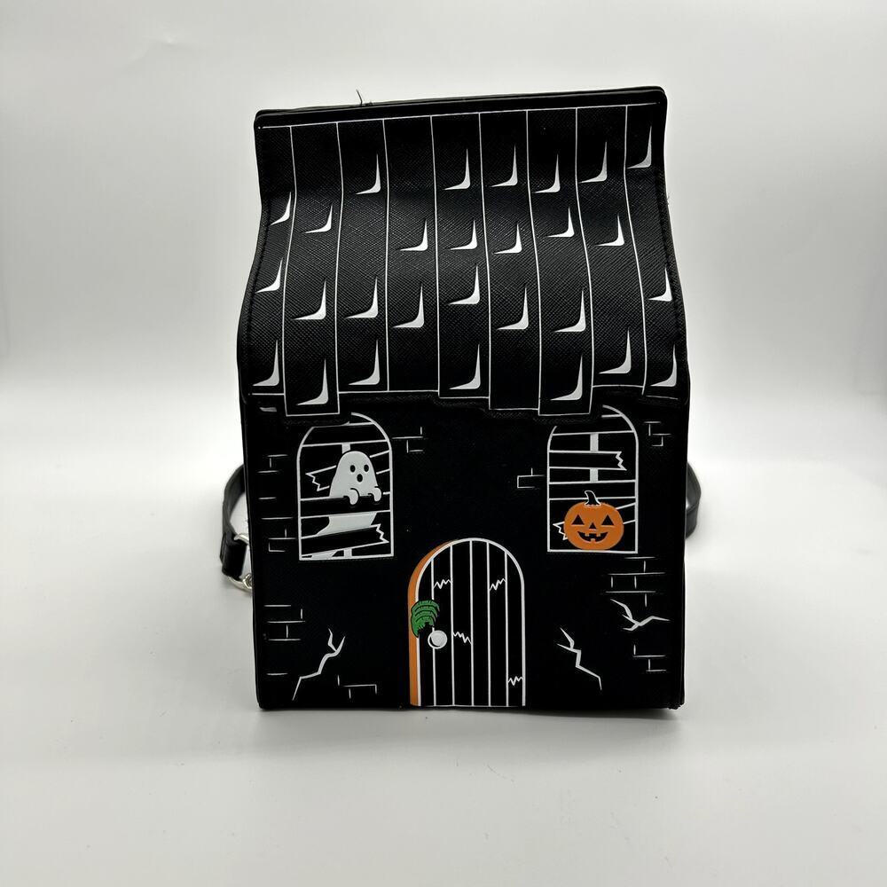 Mad Engine Haunted House Purse Spooky Creepy Halloween Novelty Crossbody Bag